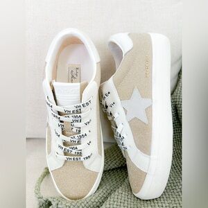 Vintage Havana Sneakers white and gold